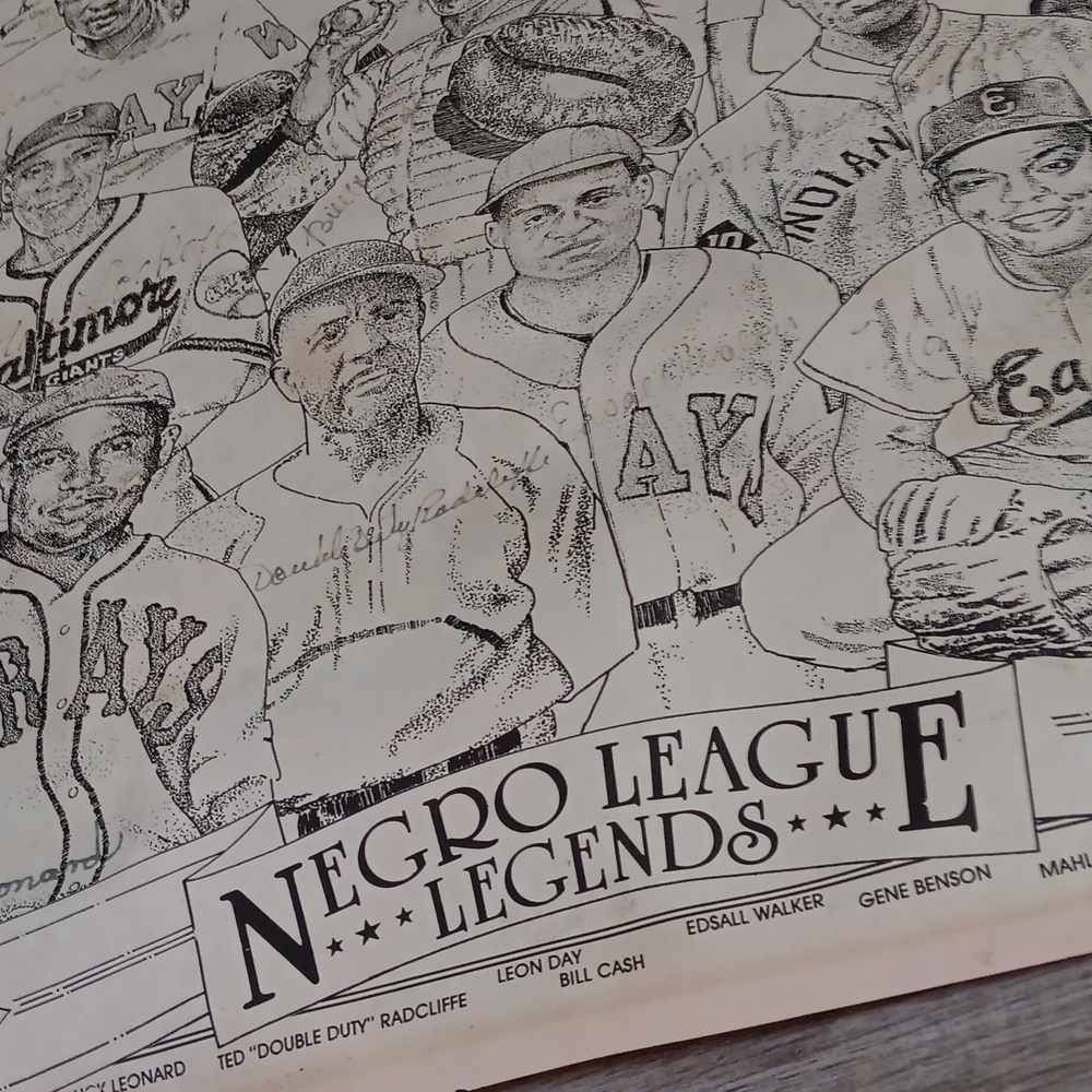 NEGRO LEAGUE LEGENDS..VINTAGE..R.MICHAEL ARMSTRONG.. - Picture 2 of 10